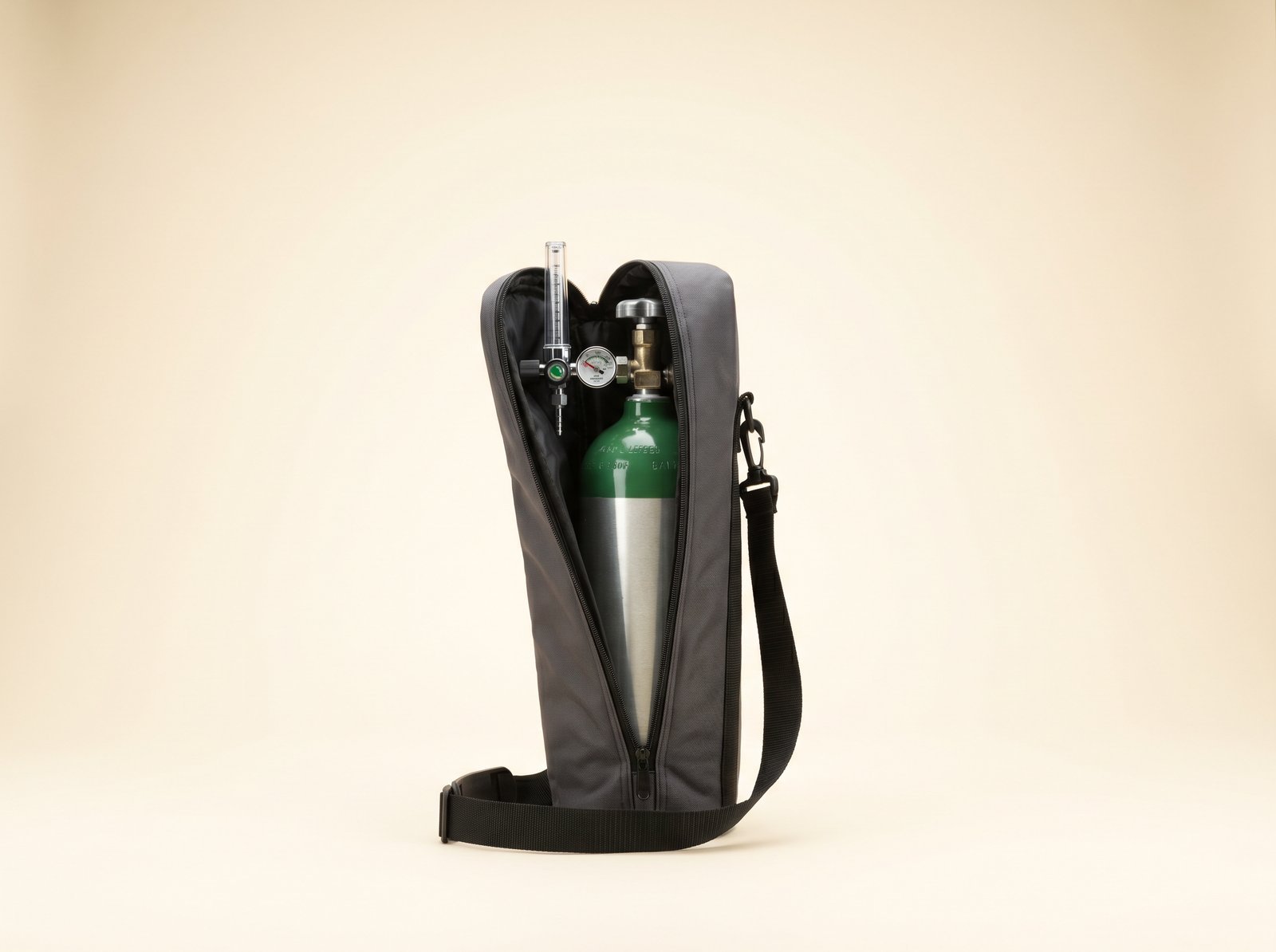 Portable oxygen cylinder for travel